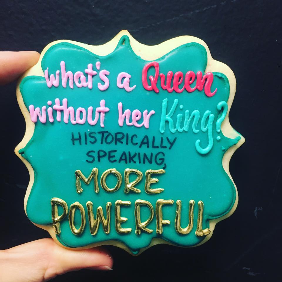 What's a queen without her king...