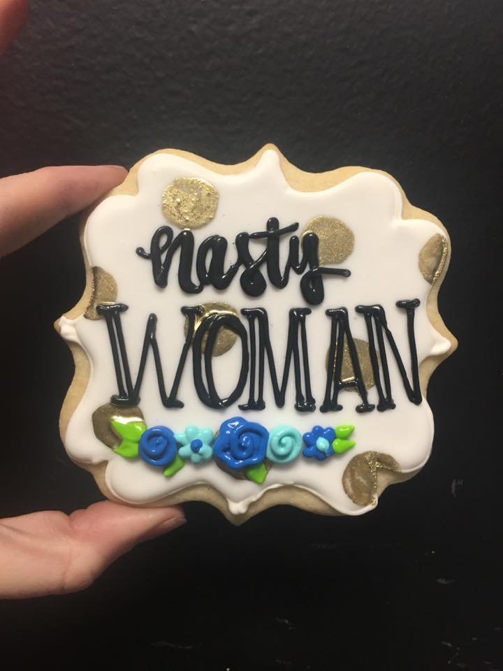 nasty woman plaque