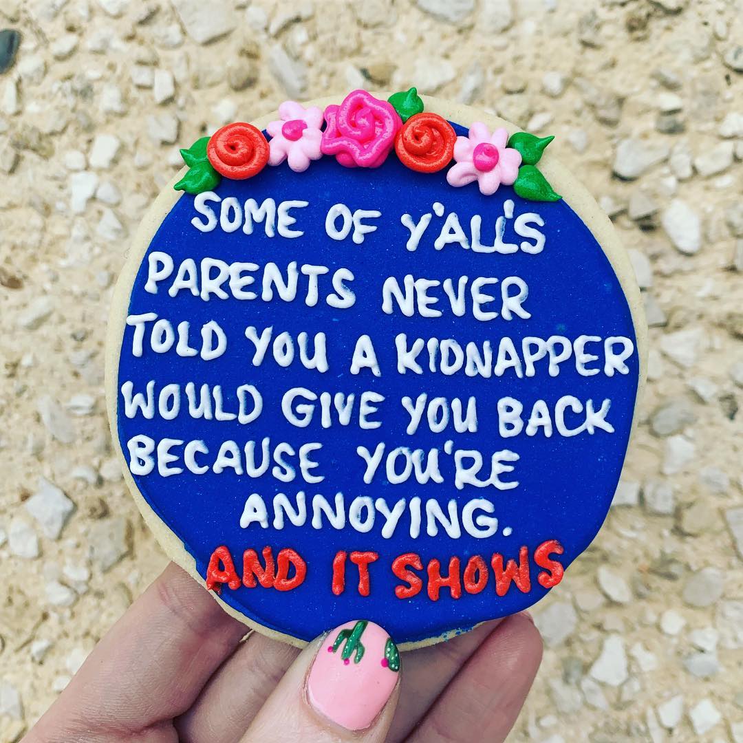 Annoying kidnapper cookies