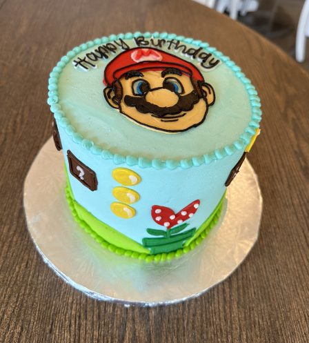 Mario Bros Birthday Cake