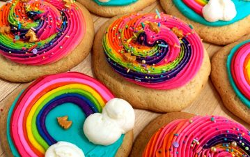 rainbow sugar cookies