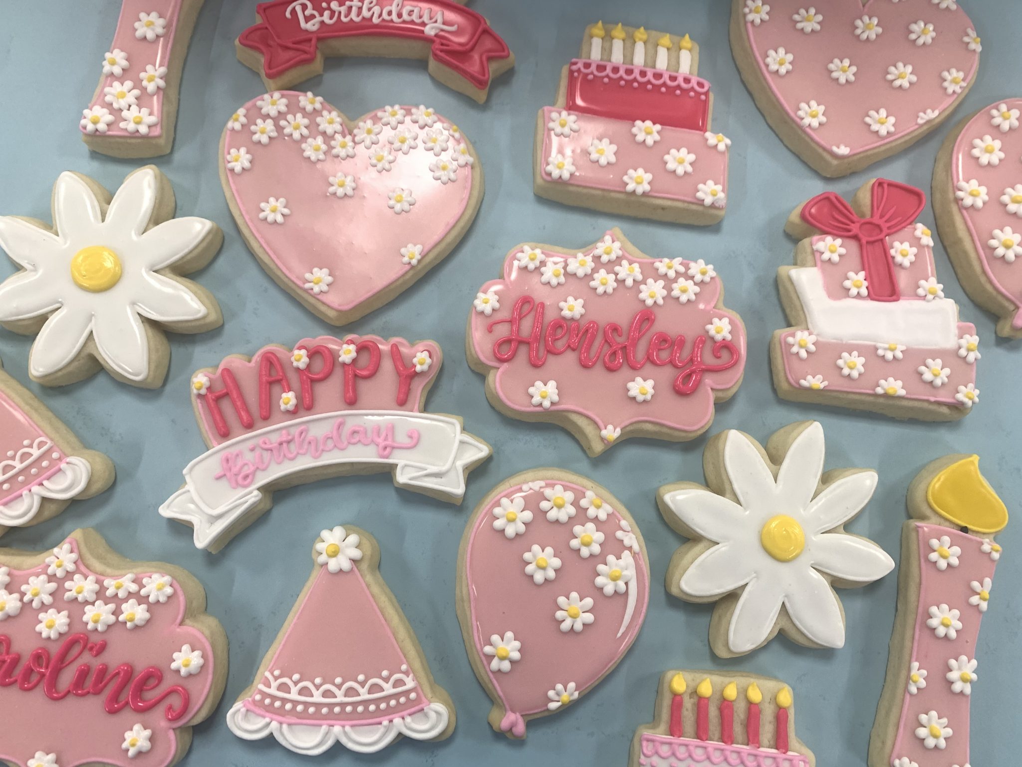 Daisy Birthday Cookies Hayley Cakes and Cookies Hayley Cakes and Cookies
