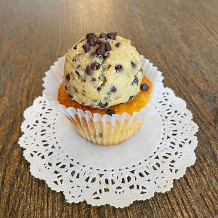 Chocolate Chip Cookie Dough Cupcake