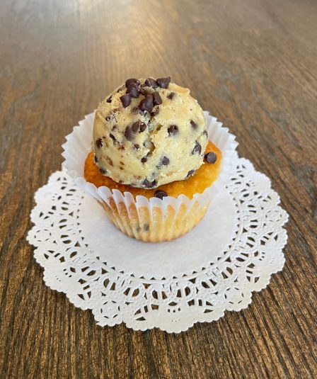 Chocolate Chip Cookie Dough Cupcake