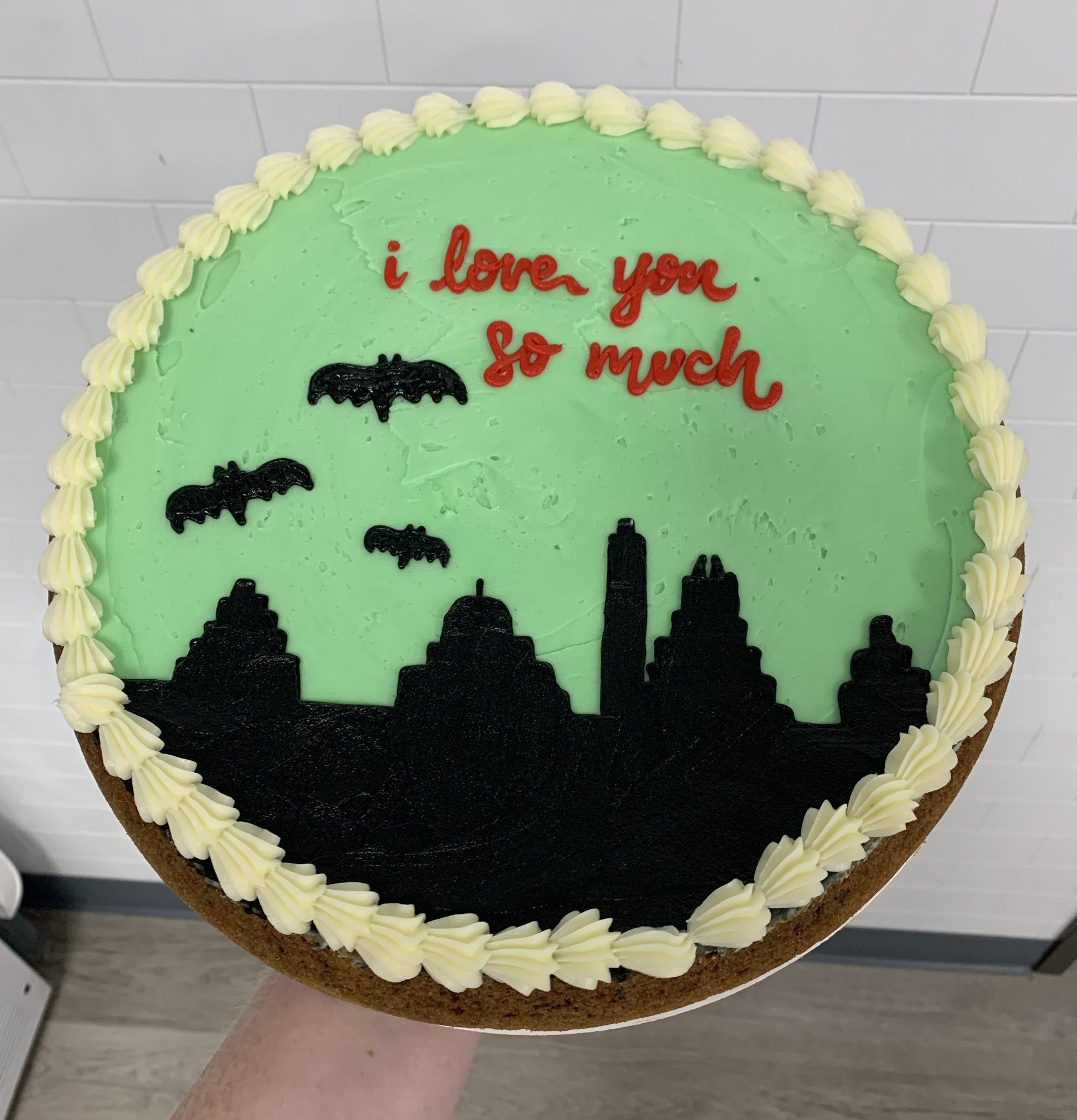 Austin Skyline cookie cake Hayley Cakes and Cookies Hayley Cakes and