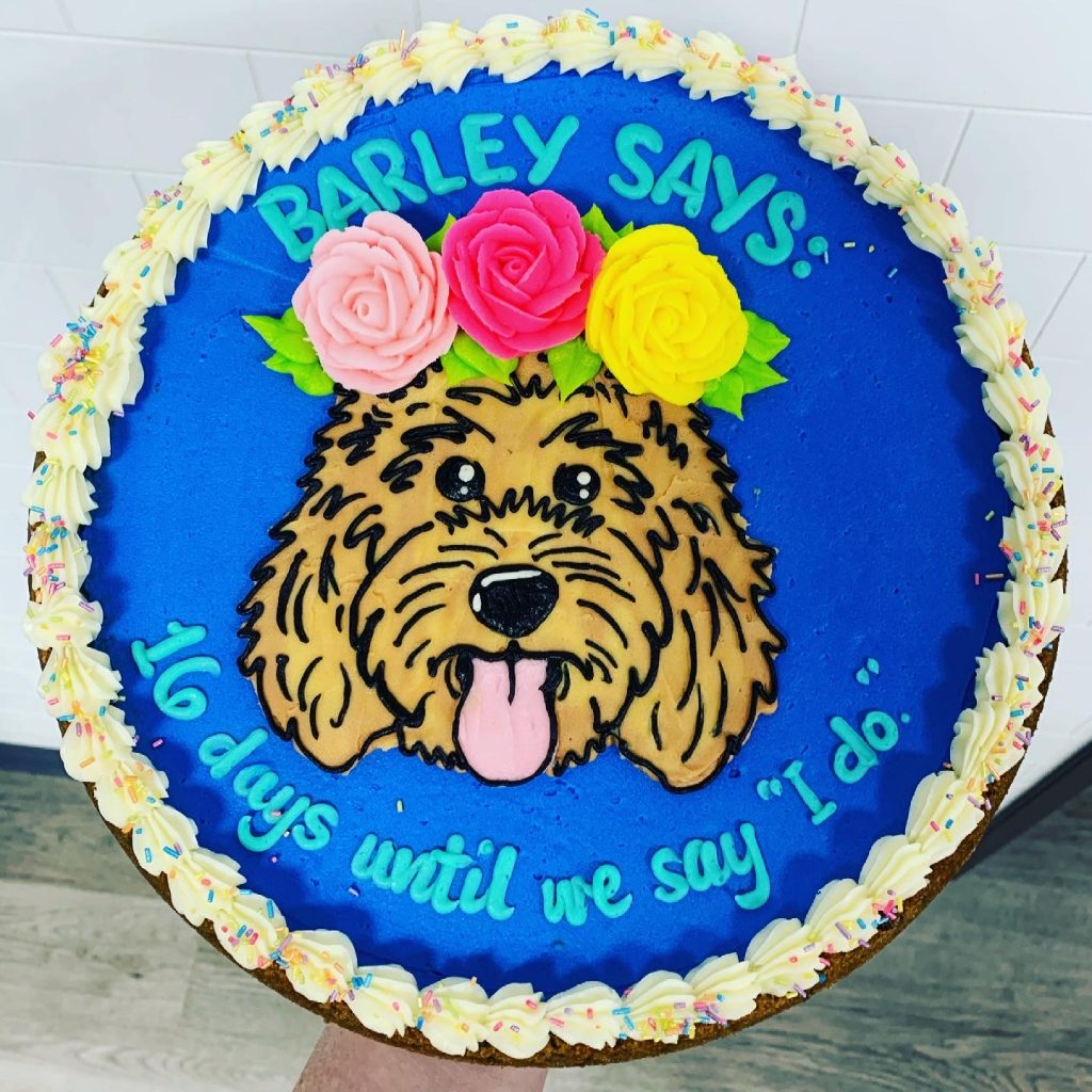 Golden Doodle Cookie Cake Hayley Cakes and Cookies Hayley Cakes and