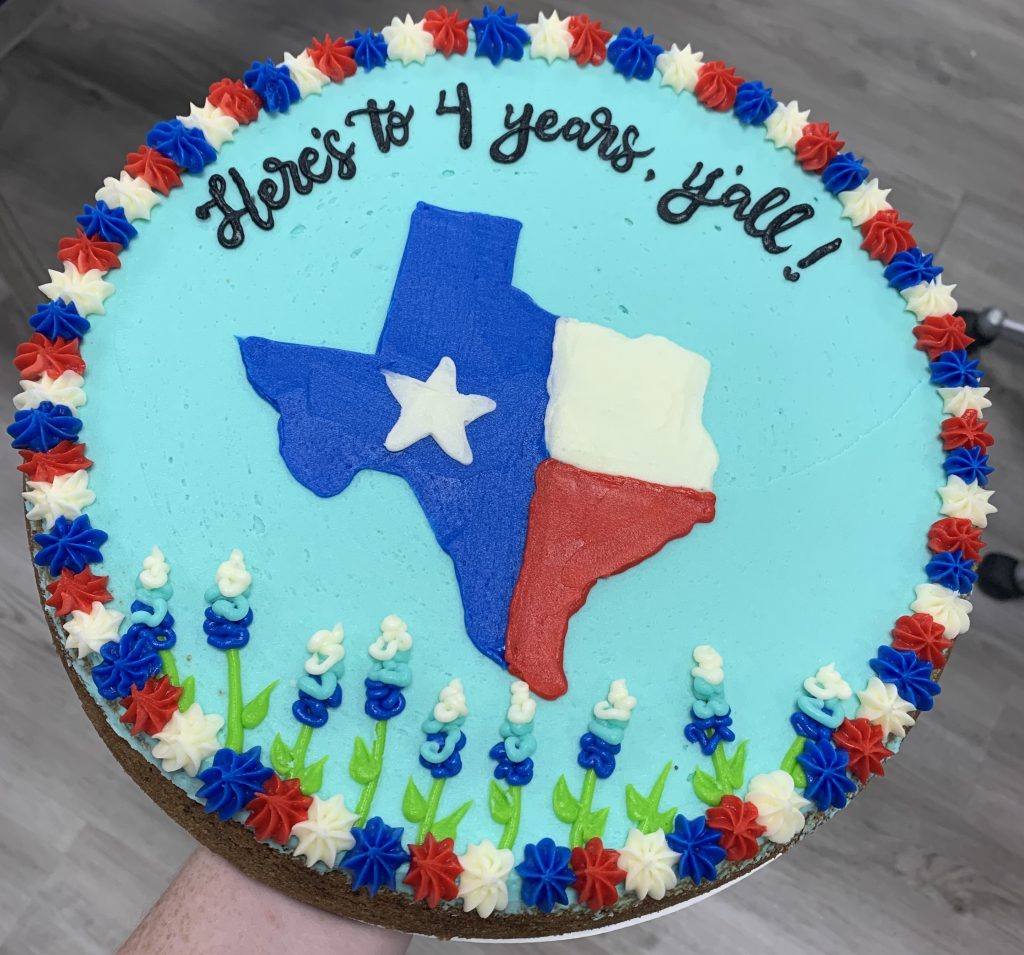Texas cookie cake Hayley Cakes and Cookies Hayley Cakes