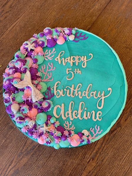 Mermaid Cookie Cake