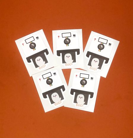 Polaroid Ghost sticker