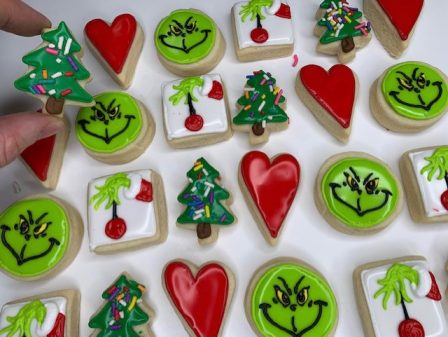 The Grinch Mini Cookies
