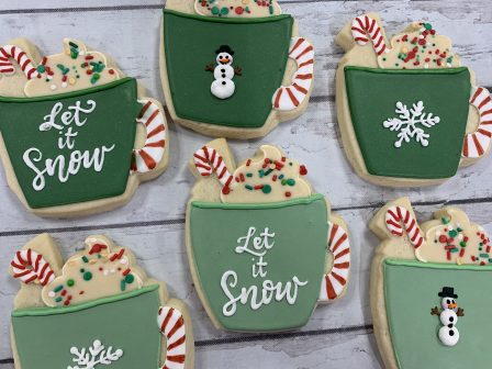 Vintage christmas mugs