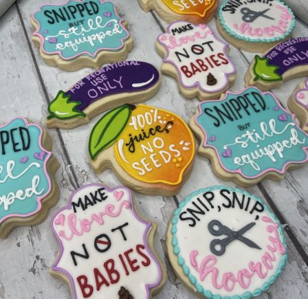 Vasectomy Celebration Cookies