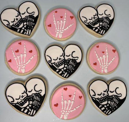 Skull lover cookies