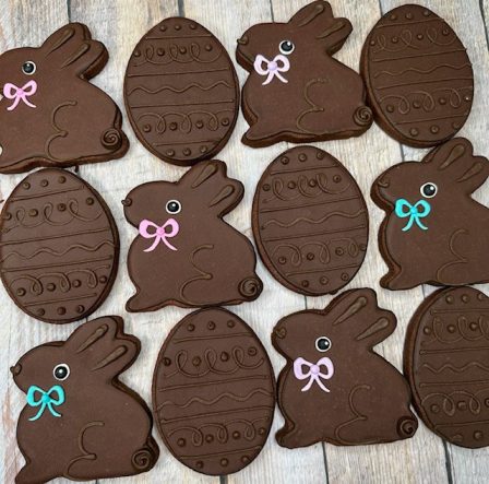 Chocolate Bunny and Egg Set