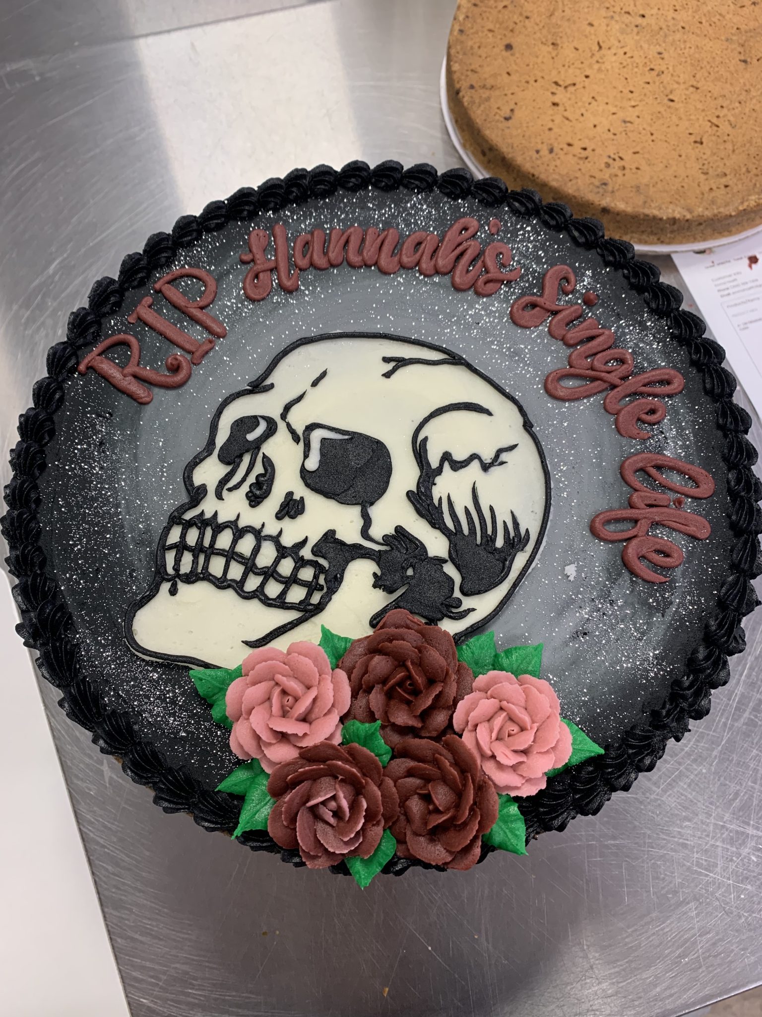 RIP single life cookie cake Hayley Cakes and Cookies Hayley Cakes and