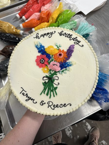 Wildflower Cookie Cake