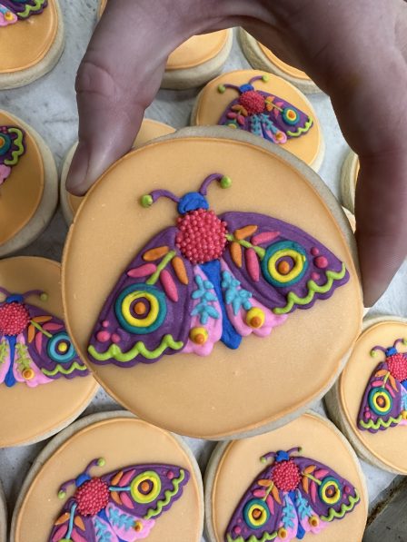 Fancy Moth Cookies