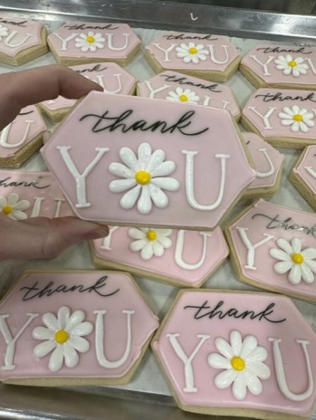 Daisy Thank You Cookies