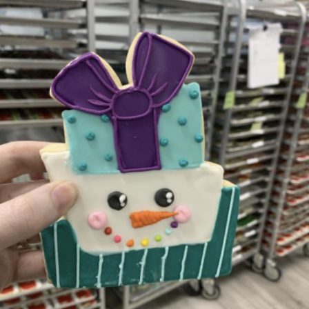 Snowman Present Stack