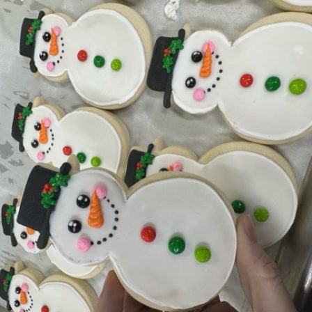 Snowman, Classic Red and Green