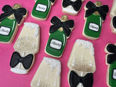 champagne Showers Cookie set of 12