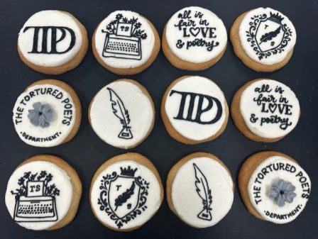 The tortured poets department buttercream cookies