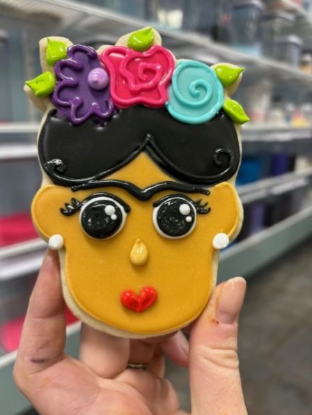 Frida Kahlo Face Cookie