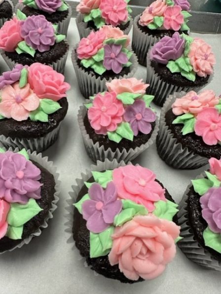 Floral Bunch Cupcakes