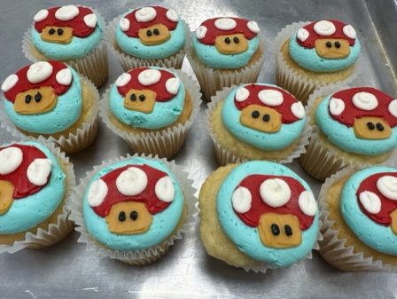 Mario Bros, Toad Cupcakes