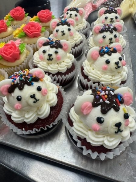 3D Bear Cupcakes