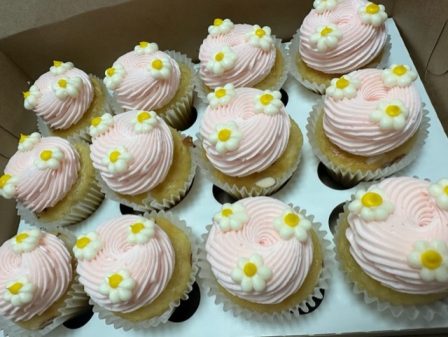 Cute Daisy Cupcakes