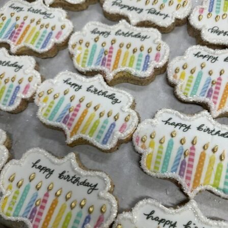 Happy Birthday Candle Cookie