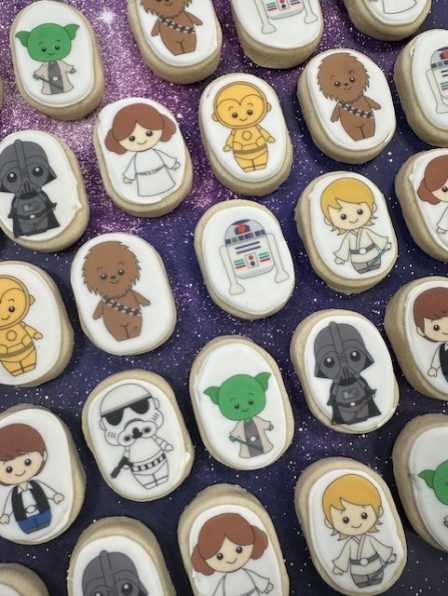 Star wars mini cookies, set of 36