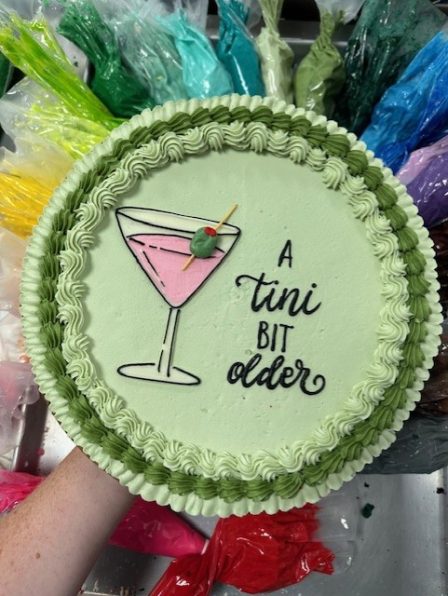 Tini Bit older cookie cake
