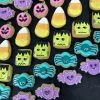 Mini rainbow halloween cookie 5 pack