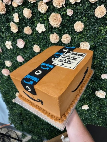 Amazon package cake