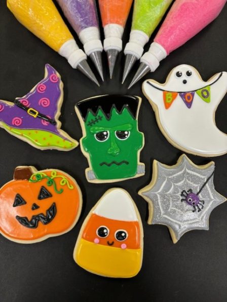 ATX CLASS:  Halloween Themed Cookie Decorating Class, SATURDAY, October 25, 2025 -11am-1pm