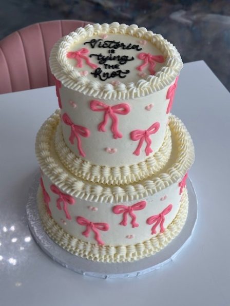 Demure Bow Cake