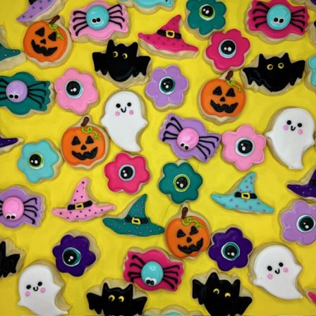 mini happy halloween cookie set of 36
