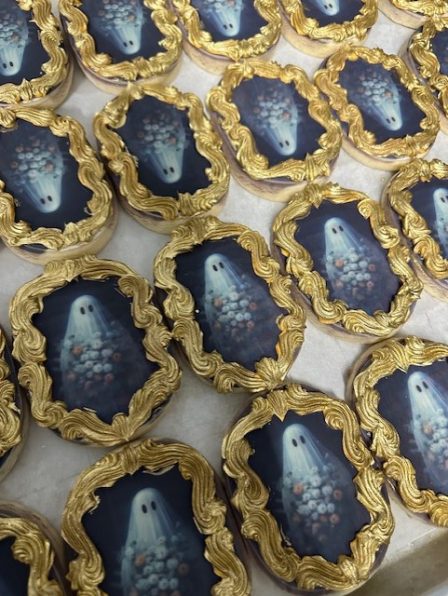 ghost picture frame cookie