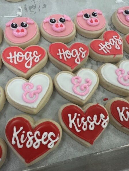 Hogs and Kisses Mini Cookie 4 pack