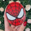 spiderman face cookie