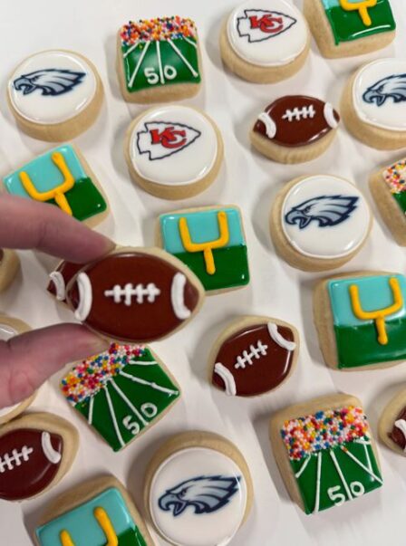 Superbowl Mini Cookies, set of 36