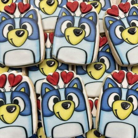 Bluey Valentine Cookie