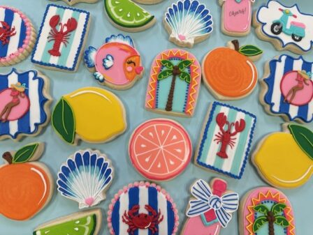 Sand and Citrus Cookie set of 12