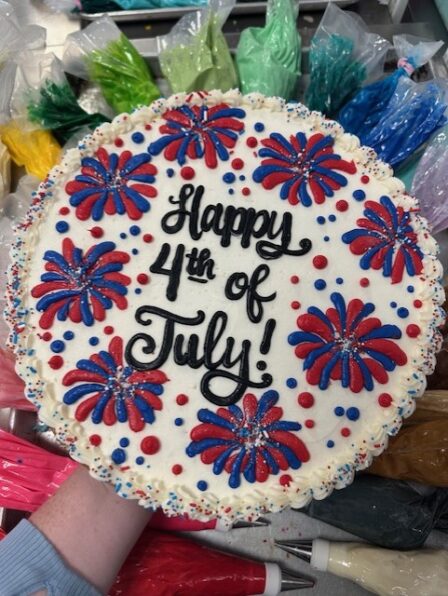 Happy 4th of july cookie cake