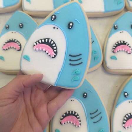 Blue Shark Cookie