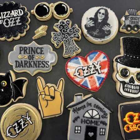 Ozzy Osbourne cookie set of 12