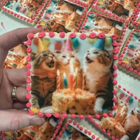 Party Kitty Trio cookie