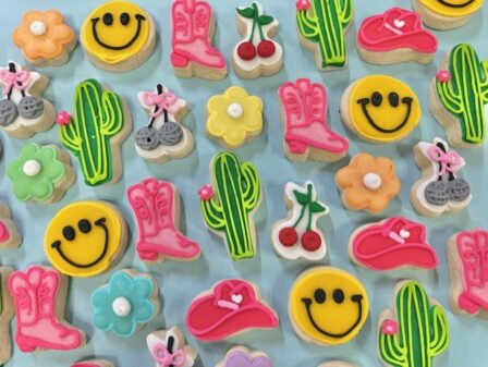 Cherry cowgirl Mini cookie set of 36